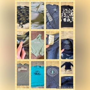 Small shirts. Closest clean out.